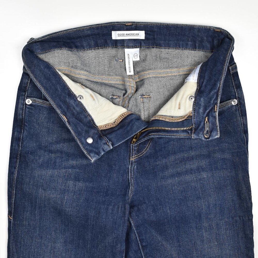 Good American Good Legs Crop Jeans 2/26 - Picture 6 of 8